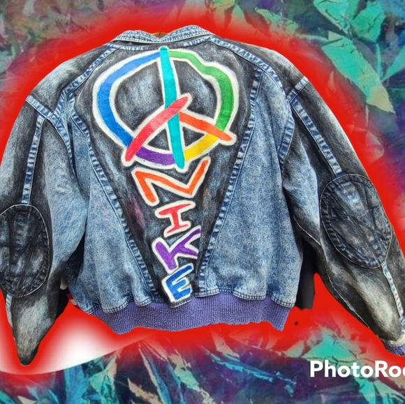 *SOLD*Vintage 1of1 NIKE denim jacket - Picture 2 of 5